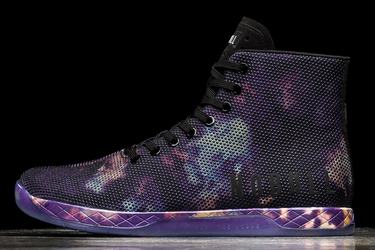 Nobull Superfabric High-Top Tie-Dye Women's Trainers Purple Black | Australia (JV9870)